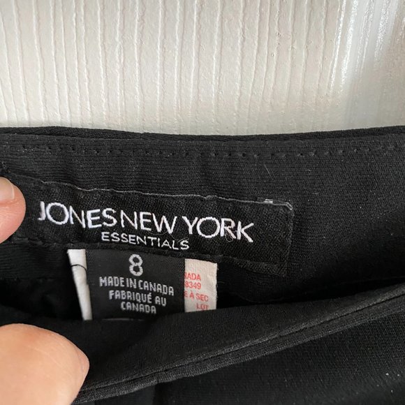 Women's Jones New York wide leg pants black size 8 - Picture 2 of 5